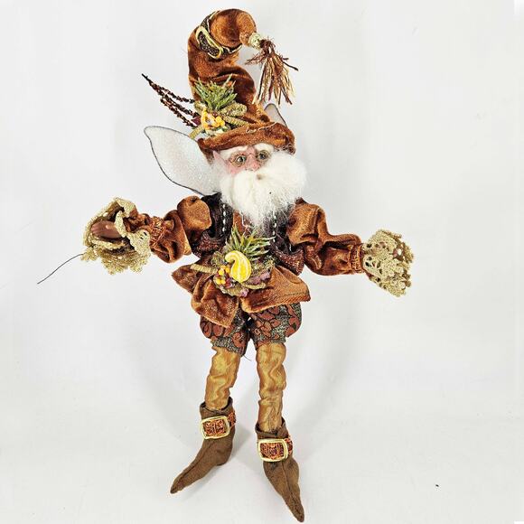 Mark Roberts Fairy whimsy Brown Gold Coat 12" - Picture 2 of 4